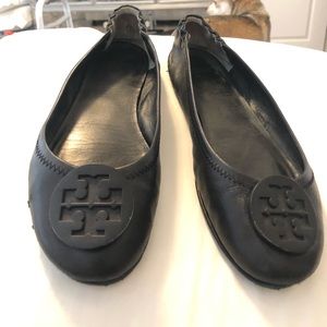 Size 10 Black Tory Burch flats
